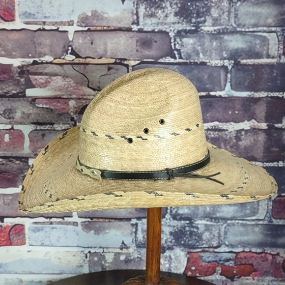 Sahuayo "Pecos" Woven Straw Hat - Picture 3 of 10